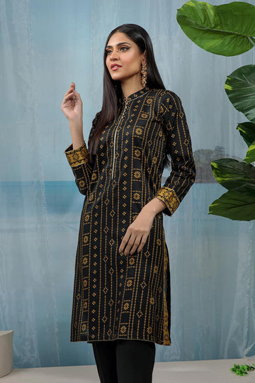 Bonanza Satrangi Black Lawn Suit Aso222p02 Summer Collection 2022 Online Shopping
